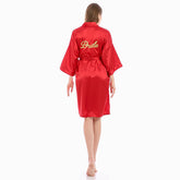 Wedding Thin Pajamas Bridal Dressing Gown Wedding Imulation Silk Night Gown Sai Feel